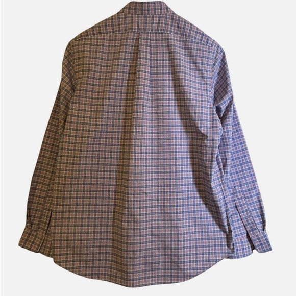 Ralph Lauren Shirt Men's XL Classic Fit Button Performance Blue Pink Check Nylon - Picture 5 of 6